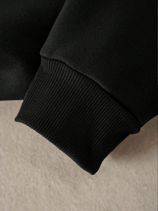 Sudadera de algodón 100% personalizada en blanco para hombre, forro polar cómodo con estampado de logotipo personalizado para invierno - Product Image 3