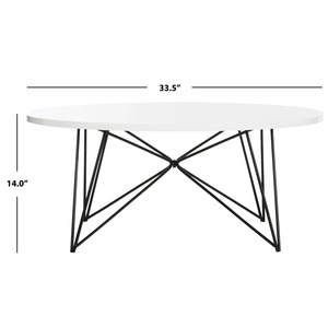 Mesa de Centro Grande Ecológica de Hierro y Madera con Amplia Superficie para Reuniones Familiares, Muebles Modernos para Sala de Estar - Product Image 4