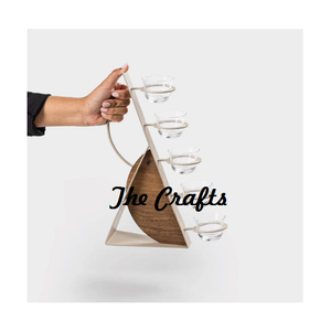 Support en verre de forme rectangulaire acrylique avec verre de qualité supérieure et porte-gobelet pour accessoires de table - Product Image 3