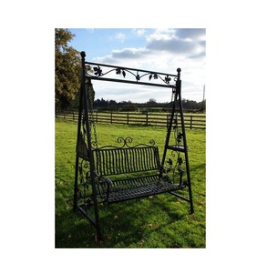 Stylish Iron <b>Swing</b> With Comfortable Seating For Outdoor Porch <b>Patio</b> Relaxation And Garden Home Decoration Ambience - Product Image 6