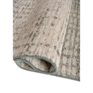 Tapis en laine verte noué à la main Uvenuti, motif abstrait, tapis de salon, 9x12, tapis de couloir rectangulaire, modèle EA-3138 (Cs-02) - Product Image 2