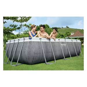 Piscine Bestway avec Pompe Filtrante (404x201x100cm) pour 3-4 Personnes POWER STEEL Gris 56721 pour Petites Réunions Sociales - Product Image 4