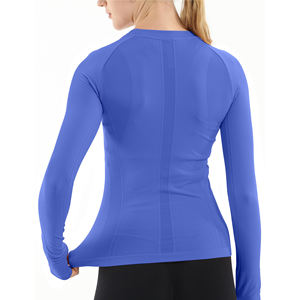 Top Deportivo Elástico de Manga Larga para Mujer, Transpirable, de Secado Rápido, para Yoga, Fitness, Running, Gimnasio - Product Image 2
