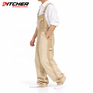 Salopettes de travail en gros pour hommes en denim épais avec genoux renforcés, pour détaillants, approvisionnement en vrac - Product Image 2