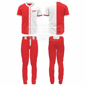 Ensemble d'uniformes de baseball personnalisés avec maillot et pantalon pour les joueurs de l'équipe jeunes et adultes - Product Image 6