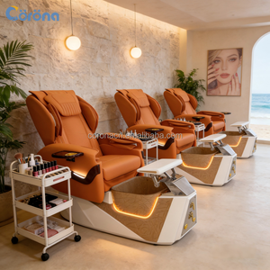 Sillón de Pedicura de Masaje con Hidromasaje Eléctrico Reclinable de Color Personalizado Profesional de Lujo para Salón de Belleza - Product Image 1
