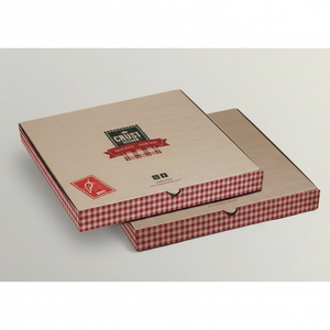 Caja de Pizza Corrugada Reciclable Ecológica Premium para Empaque de Pizza Caliente y Fresca con Revestimiento Resistente a la Grasa - Product Image 4