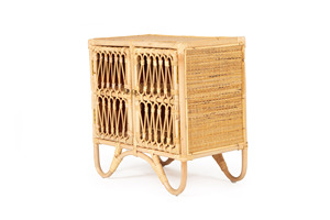 Armario de mimbre hecho a mano al por mayor, mueble decorativo para el hogar, armario lateral para sala de estar, armario de almacenamiento de mimbre - Product Image 2