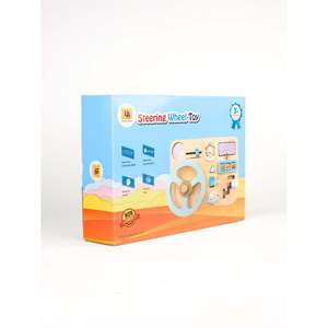 Tablero de Actividades Montessori para Niños, Juguete de Volante de Madera - Product Image 5