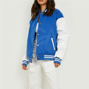 <b>Top</b> Sale Best Price Letterman Jackets For Women Oem Service Plain Dyed Letterman Jackets For Women - Product Image 3
