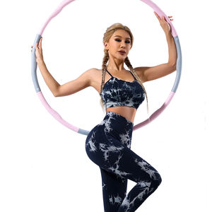 Mallas de yoga sin costuras de nailon 90% de cintura alta para mujer, ropa deportiva transpirable para entrenamiento al aire libre, venta al por mayor - Product Image 3
