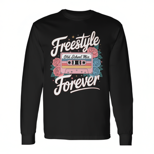 Camiseta de Manga Larga Retro Estilo Clásico Freestyle Forever, Promocional, Estilo Retro Mixto - Product Image 2