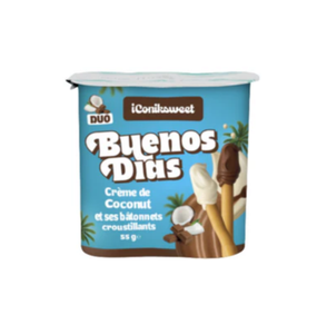 Bâtonnets de crème de coco Buenos Dias, directement de l'usine, 24 x 55g, provenant d'un distributeur agréé, avec documentation d'exportation complète - Product Image 1