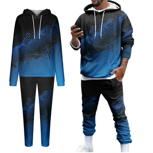 Survêtements de fitness à manches longues de style sport pour hommes, vêtements d'entraînement de gymnastique à la mode, ensemble d'entraînement de gymnastique respirant, meilleures ventes - Product Image 5