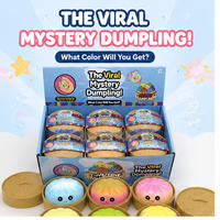 Jouets anti-stress personnalisés en mousse PU, en forme de boulette vapeur Kawaii, à remontée lente, à presser, avec cuiseur vapeur