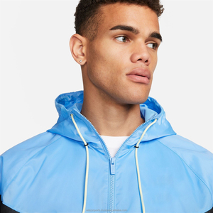 OEM Wholesale Men's Hooded <b>Jacket</b> & Windbreaker Custom Logo Printed Sportswear for Fitness Gym <b>Workout</b> Designer Tracksuit - Product Image 4