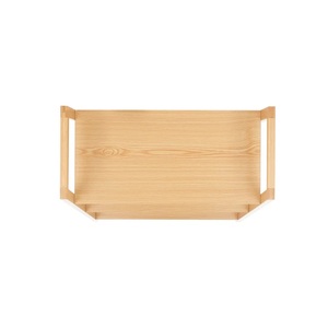 Natural Color Solid Wood 3-Tier Storage Rack Rubber Kitchen <b>Bathroom</b> Living Room Bedroom-Product Type Storage Holders & Racks - Product Image 3