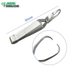 Pinzas de Acero Inoxidable para Toallas, Pinzas de Microscopía, Toalla de Tela de 6 cm, Instrumentos Oftálmicos, Aprobado por CE e ISO - Product Image 3