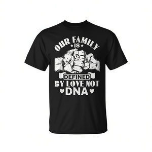 Maglietta Famiglia Definita dall'Amore, Non dal DNA, per Adozione e Cura all'Infanzia - Product Image 2