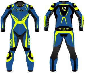 Boomletcorp ชุดหนังสำหรับผู้ใหญ่สำหรับแข่งรถมอเตอร์ไซด์ขี่รถมอเตอร์ไซด์ - Product Image 3