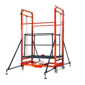 इनडोर आउटडोर स्थापना सजावट और मरम्मत कार्य के लिए फोल्डेबल इलेक्ट्रिक मचान लिफ्ट पोर्टेबल मोबाइल प्लेटफॉर्म - Product Image 1