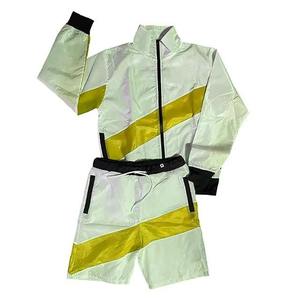 Manufacturer Custom Logo Polyester Nylon Windbreaker Jacket And Shorts <b>Set</b> Windbreaker Tracksuit - Product Image 6