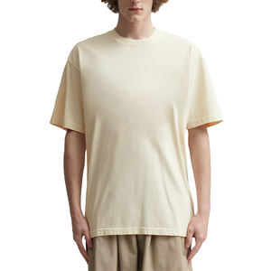 Camiseta de alta calidad de algodón pesado orgánico 100% para hombre, camisetas orgánicas, camiseta para hombre, Camiseta de algodón puro personalizada - Product Image 4