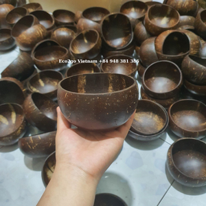 ชามมะพร้าวพร้อมชามผลไม้ธรรมชาติช้อนไม้/ชามคาวาเป็นมิตรต่อสิ่งแวดล้อม - Product Image 5