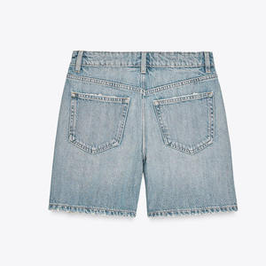 Pantalones cortos de mezclilla para mujer al por mayor, pantalones cortos de mezclilla para mujer, estilo callejero, ajustados, con dobladillo rasgado, talla XL, pantalones cortos sexis de verano - Product Image 5