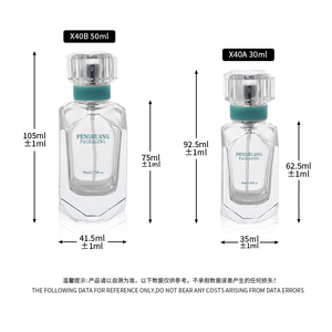 Flacon <span class=keywords><strong>de</strong></span> parfum <span class=keywords><strong>de</strong></span> luxe 30/50 ml en verre épais transparent mat givré avec estampage à chaud, atomiseur <span class=keywords><strong>de</strong></span> voyage pour <span class=keywords><strong>eau</strong></span> <span class=keywords><strong>de</strong></span> Cologne - Product Image 5