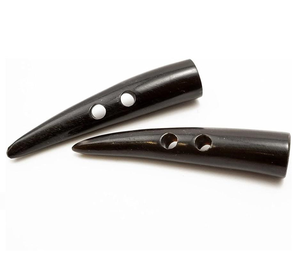 100% Handmade Premium Design Horn <b>Toggle</b> <b>Button</b> Garment Accessories Handmade Manufacturer Real Ox Horn <b>Toggles</b> Good Price - Product Image 3