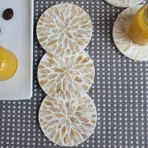 2024 New Design Rattan <b>Drink</b> <b>Coaster</b> Set Contemporary Serving <b>Coaster</b> - Product Image 2