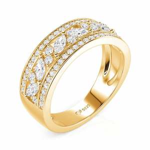 Jeulia Olivetta Eternity Wedding Band Diamond <b>Ring</b> for Women - Product Image 2