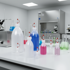 Bouteilles de laboratoire Burkle GmbH pour liquides alimentaires et chimiques, avec bec verseur - Product Image 3