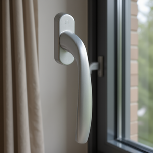 Poignée de fenêtre en aluminium 0810/U76 New York 32 mm, tringles à rideaux standard, rails et accessoires F9016 - Product Image 3