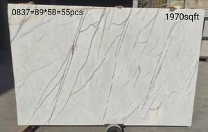 Mármol blanco lila de 18mm de alta calidad pulido con vetas naturales para baldosas elegantes paneles de pared mesas casas modernas - Product Image 3