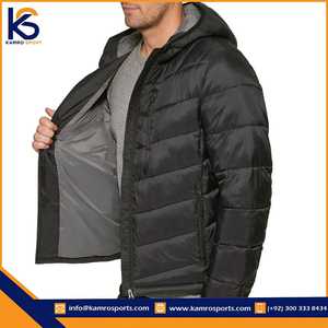 Chaquetas acolchadas de hombre de nuevo diseño de buena calidad al por mayor chaqueta acolchada de talla grande de moda hecha en Pakistán - Product Image 5