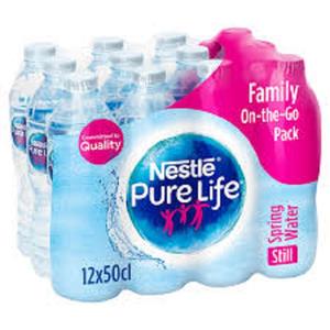Agua de Manantial 100% Natural SPRING / Botellas de Agua de Primera Calidad Nes-tle Pure Life - Product Image 1