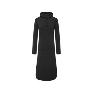 Sweats à capuche longs à manches longues couleur unie polaire fermeture éclair à capuche lâche grande poche pull hauts manteau sweats à capuche décontractés - Product Image 6