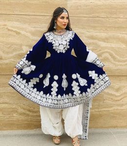 อัฟกานิสถาน kuchi ชุดพื้นเผ่า salwar kameez ออกแบบสูทอินเดียปากีสถานการออกแบบด้านคอปักคอลเลกชัน Kurti - Product Image 2