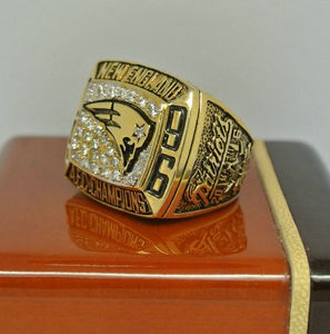 Anillo de campeonato de fútbol americano New England Patriots 2025 plata 925 con diamante para fiesta de compromiso de boda - Product Image 3