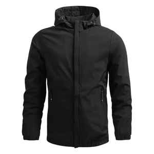 Veste coupe-vent décontractée d'hiver unisexe de haute qualité, épaisse, pour les sports de plein air, la pêche, à capuche, imperméable, respirante, réversible - Product Image 5
