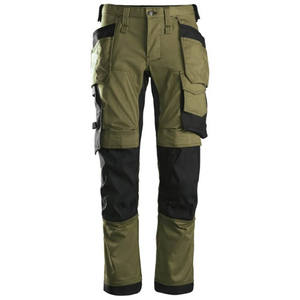 Pantalon de travail de sécurité multi-poches pantalon hommes vêtements de travail pantalon couleur unie hommes Cargo pantalon vêtements de travail avec poche latérale - Product Image 5