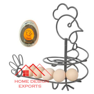 Cesta para mostrador de cocina, accesorios de cocina más vendidos, estante para huevos de alambre de hierro chapado en oro - Product Image 6