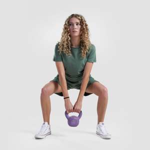 Active Shape Dark Green Crop Tee for Yoga Practice-Comfortable <b>Top</b> - Product Image 4