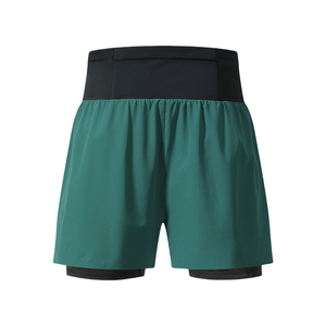 Pantalones cortos para correr de poliéster para hombre Pantalones cortos para deportes al aire libre con bolsillos con cremallera 2 en 1 DesignDDP envío - Product Image 6