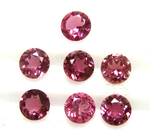 100% colgantes de piedras preciosas de forma redonda facetada de turmalina natural y fabricación de joyas piedras preciosas sueltas de tamaño calibrado al menor costo - Product Image 1