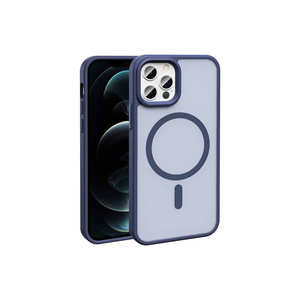 Étui de protection mat compatible MagSafe de la série ATA Sio Premium pour iPhone 12 Pro, en PC rigide durable avec finition électro-plaquée - Product Image 1