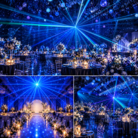 Projecteur laser RGB 2W pour ciel étoilé, idéal pour la décoration d'événements romantiques en extérieur et en intérieur