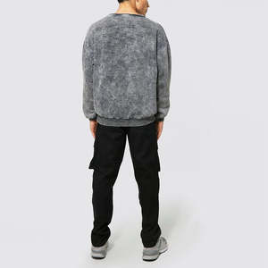 Custom <b>Vintage</b> Acid Wash Sweatshirt Fleece French Terry <b>Vintage</b> <b>Sweater</b> Acid Wash Unisex Crew Neck Sweatshirt - Product Image 6